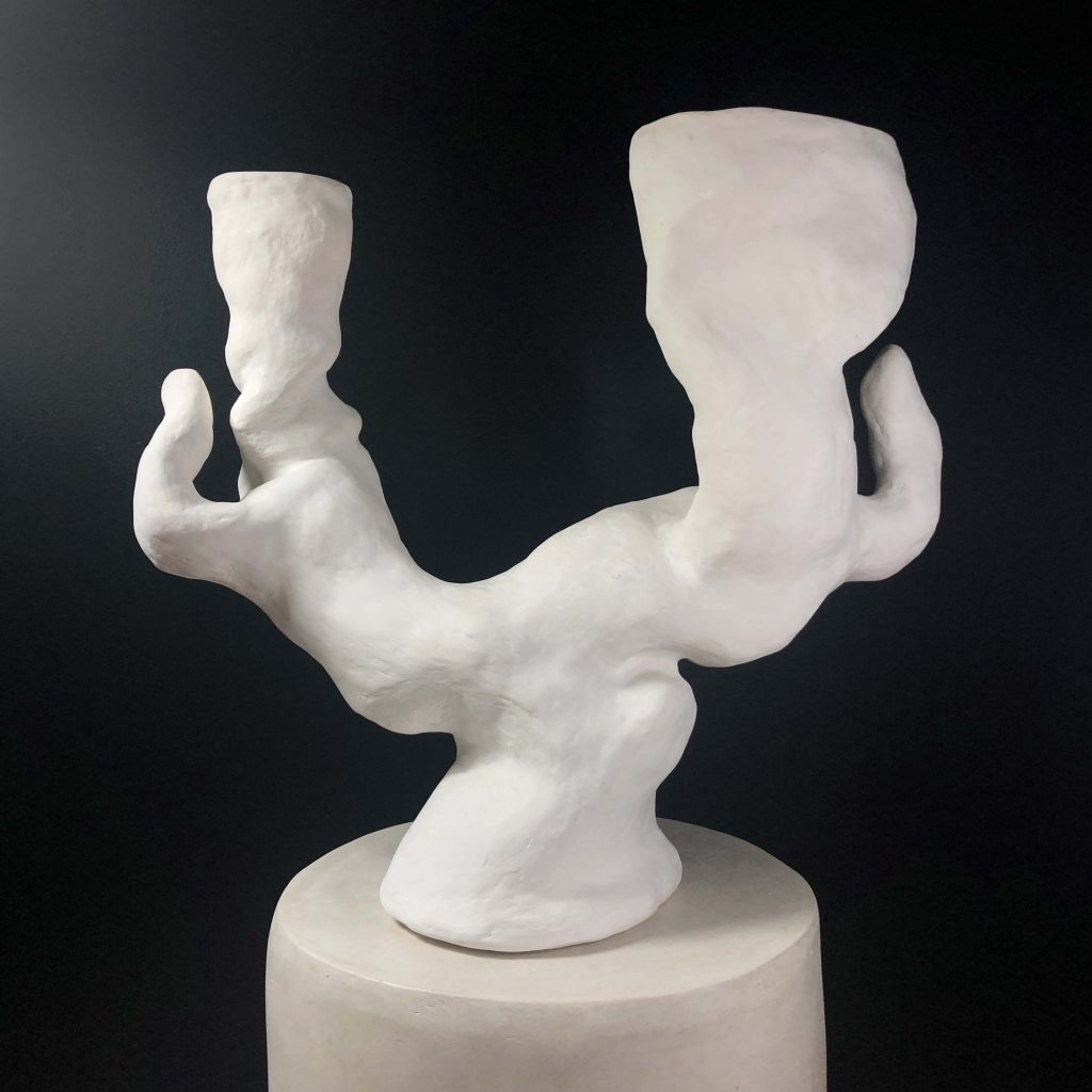 Sculpture Aux chandelles chaux chanvre