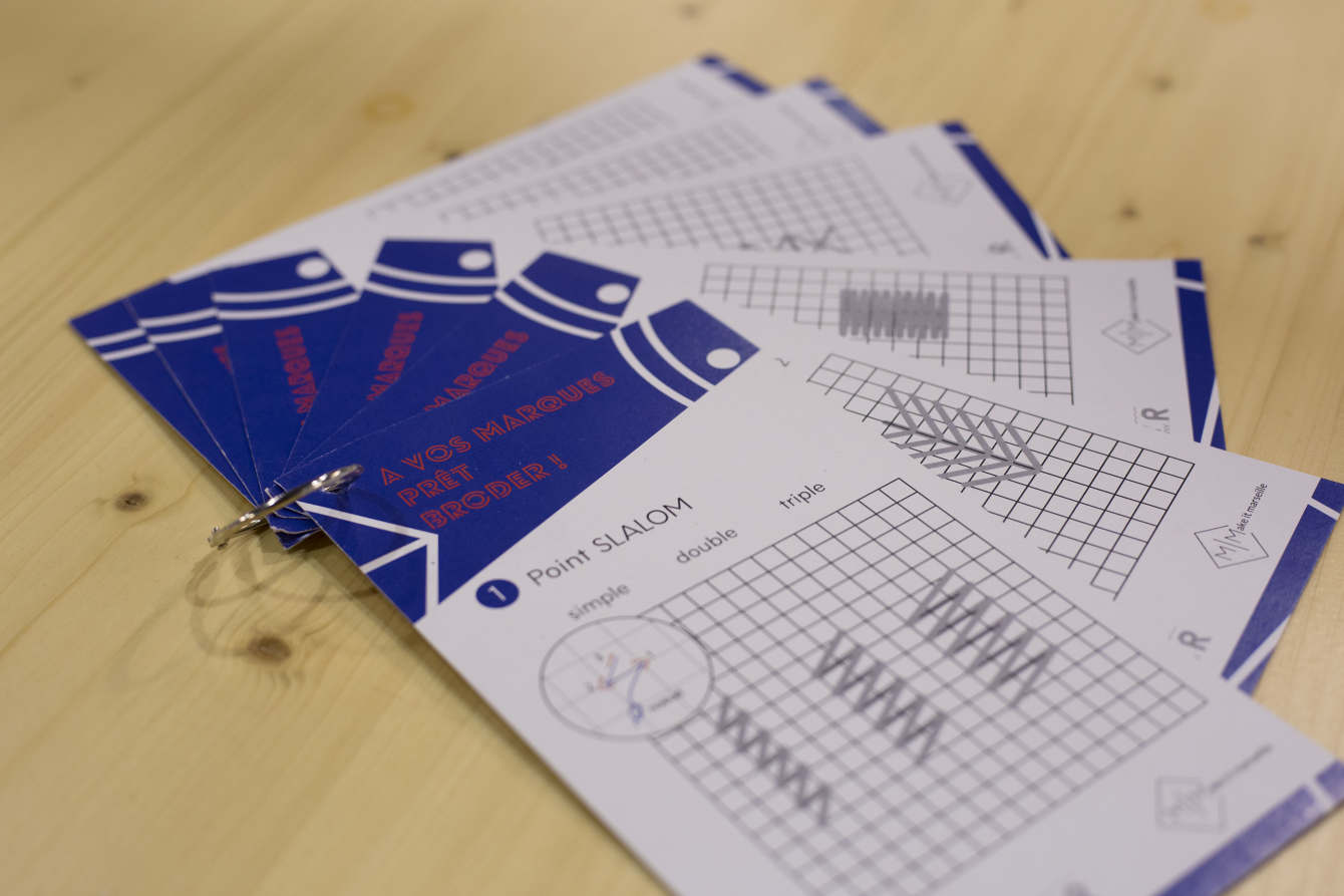 Fiches exemples points terrain à broder