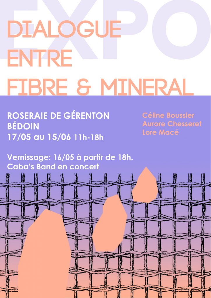 flyer expo dialogue entre fibre et minéral